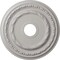 Ekena Millwork Dublin Ceiling Medallion (Canopies up to 5 1/8"), 17 7/8"OD x 3 5/8"ID x 1 1/4"P, Ultra Pure White CM17DUUWF - alternate 1